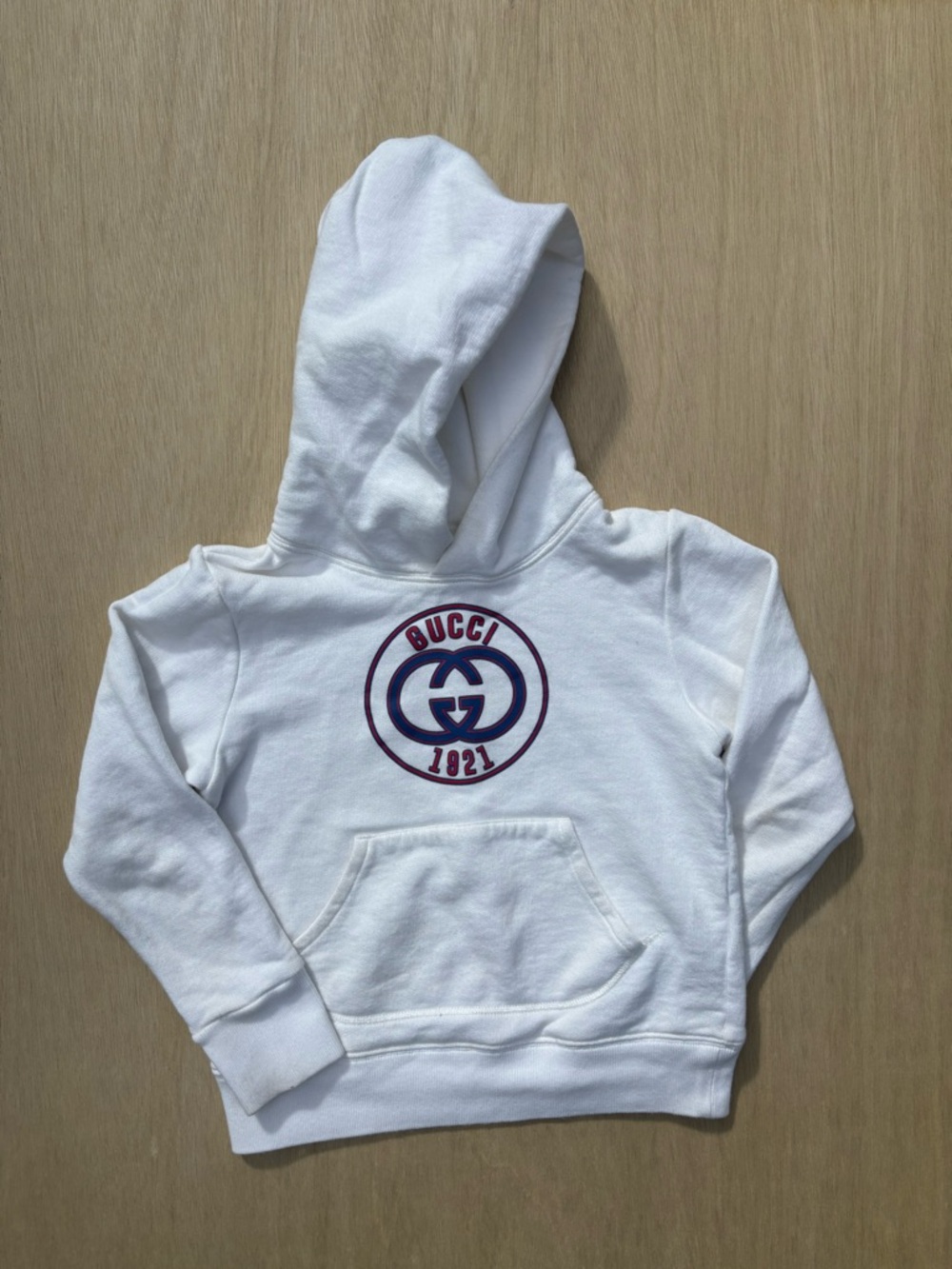 Gucci Kids White GG 1921 Hoodie
